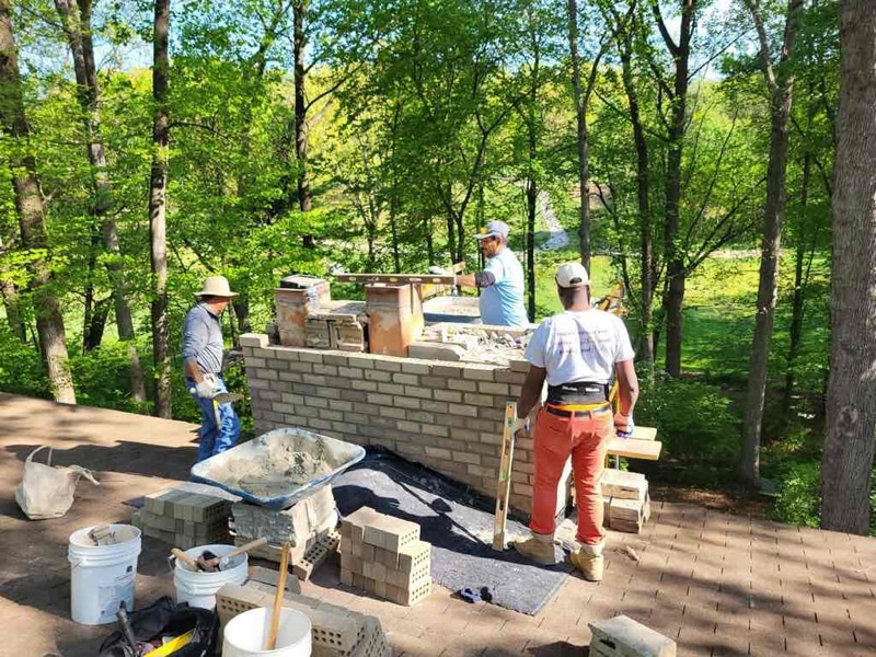 Chimney Rebuild In Reston